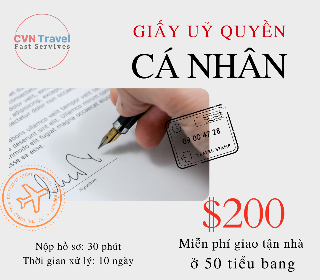 Dịch Vụ Xin Giấy Ủy Quyền Cá Nhân