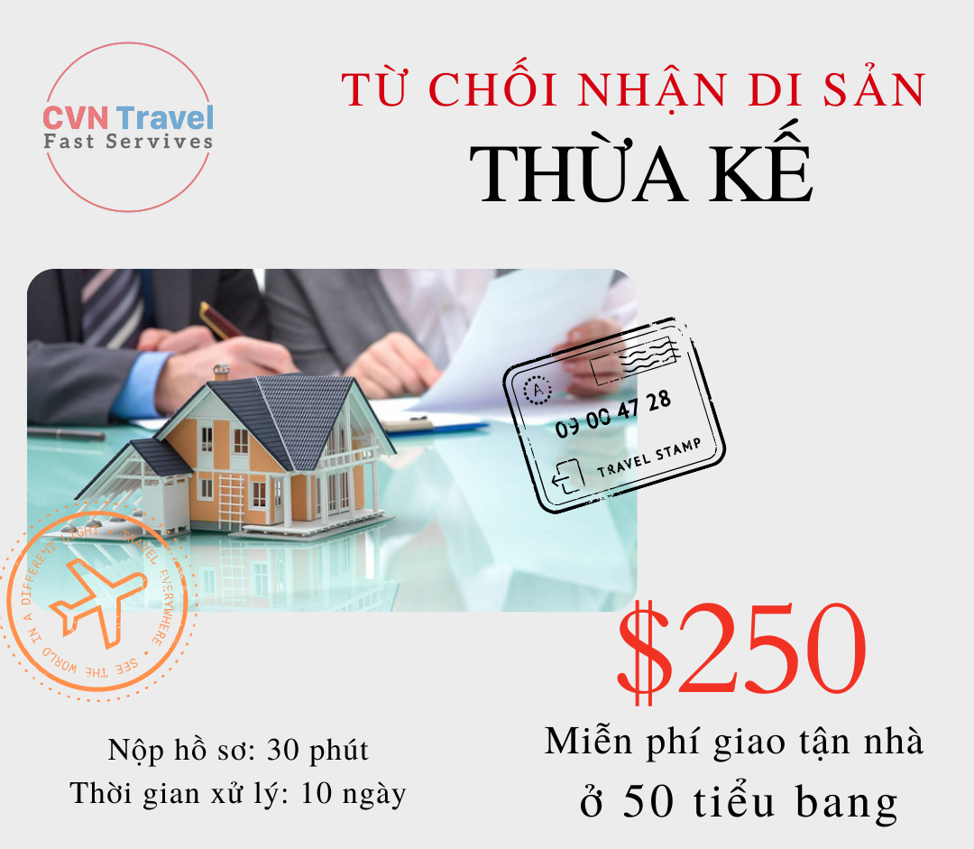 Dịch Vụ Xin Từ Chối nhận Di Sản Thừa Kế