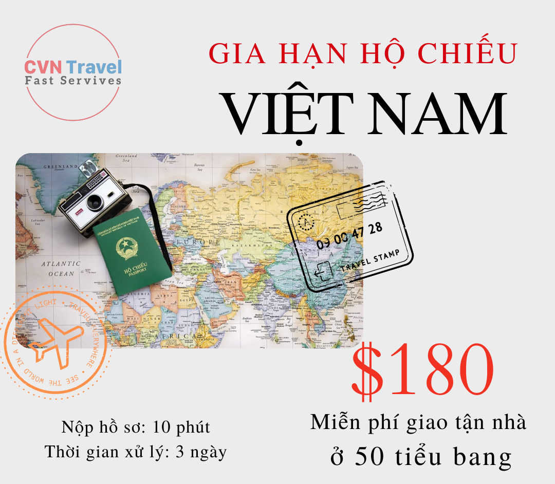 Dịch Vụ Gia Hạn Hộ Chiếu Việt Nam tại Mỹ
